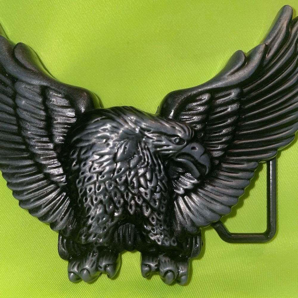 Black Eagle Belt Buckle